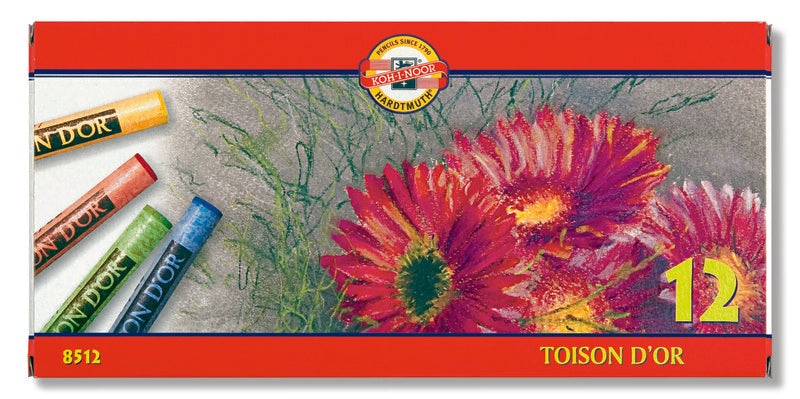 Комплект сухи пастели Toison D OR Koh-i-noor 12-бр — изображение 1