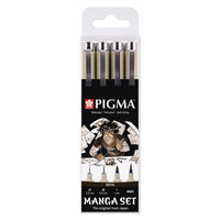 Комплект тънкописци SAKURA Pigma Micron Manga Sepia - 4 бр.