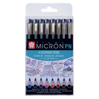 Комплект тънкописци Sakura Pigma Micron PN - 8 бр.