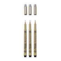 Комплект технически химикалки SAKURA PIGMA MICRON комплект BROAD 3 бр. — изображение 2