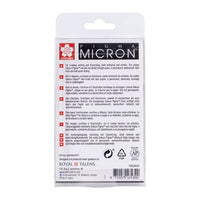 Комплект технически химикалки Sakura Pigma Micron сиви нюанси 8 бр. — изображение 3