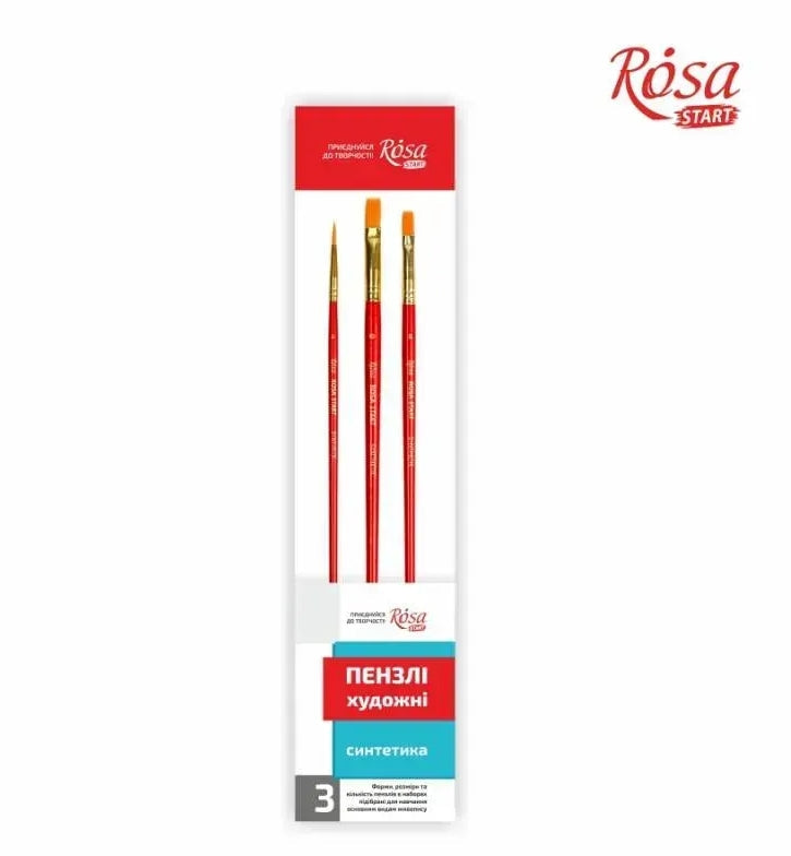 Комплект универсални четки ROSA Start 5 - 3 бр. (размери 2, 8, 10)