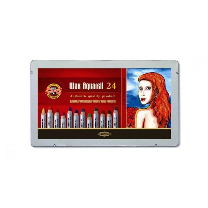 Комплект восъчни пастели KOH-I-NOOR Aquarelle — изображение 1