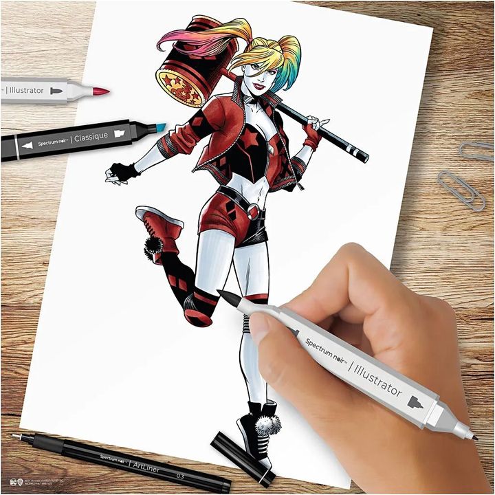 Комплект за илюстрация HARLEY QUINN — изображение 3