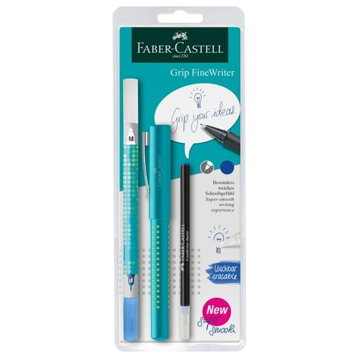 Комплект за писане Faber-Castell Grip - тюркоазен цвят — изображение 1