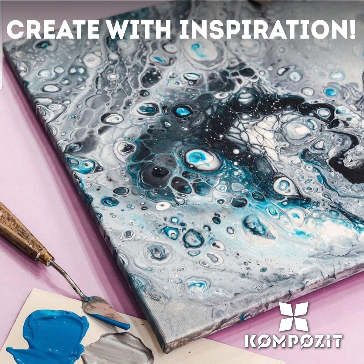 Флуоресцентна акрилна боя ACRYL PRO ART Kompozit 75 ml