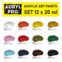Комплект акрилни бои ACRYL PRO Kompozit