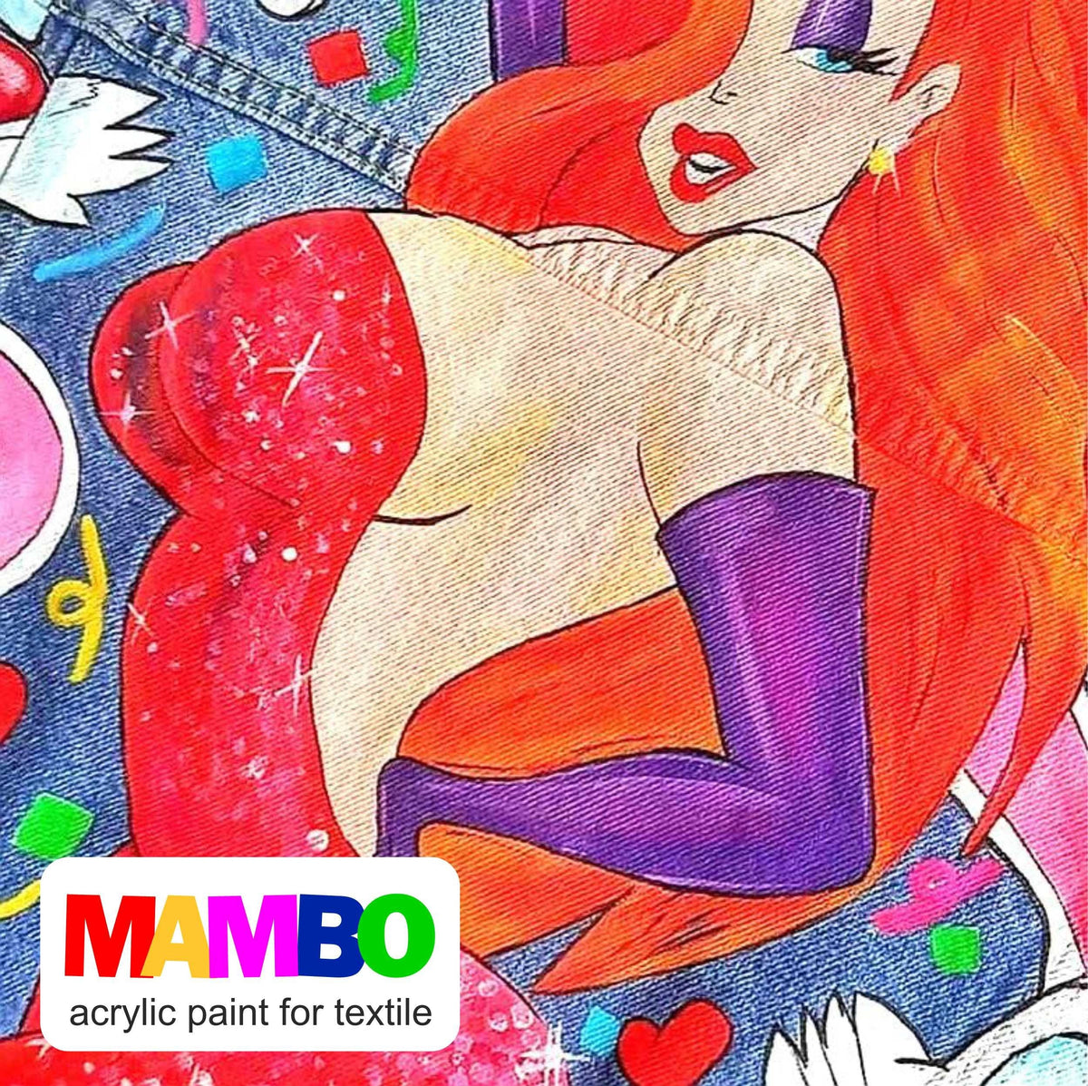 MAMBO Акрилна боя за текстил и кожа 50ml
