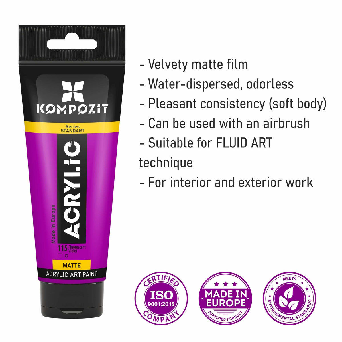 Акрилна боя STANDART Kompozit Metallic 75 ml