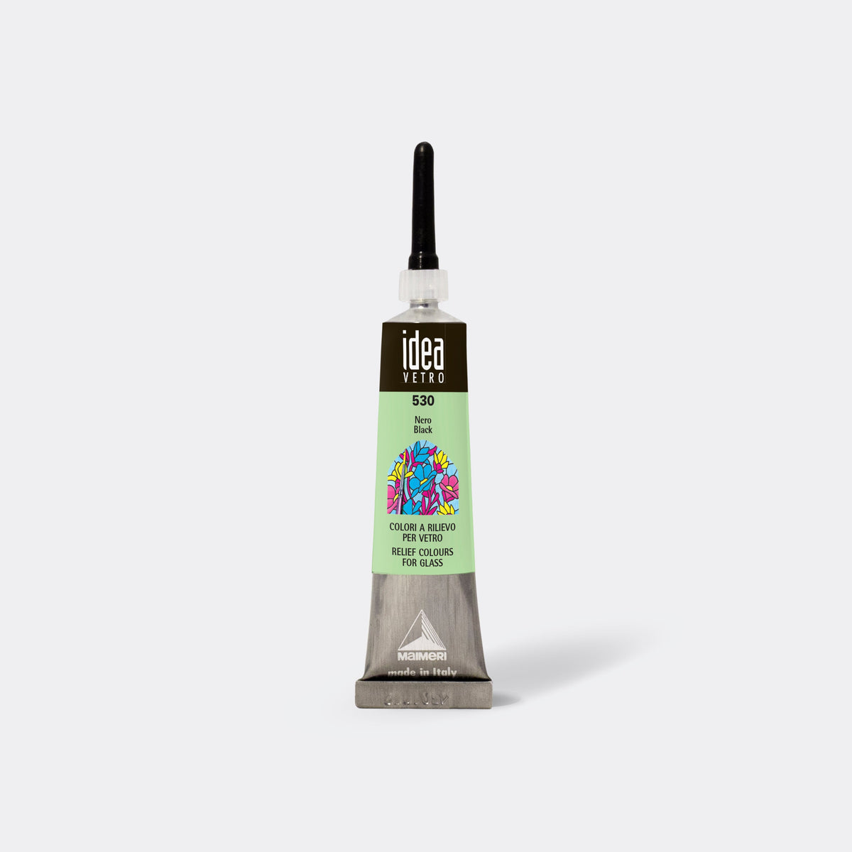 Контур за стъкло MAIMERI Vetro Rilievo - 20 ml – Черно