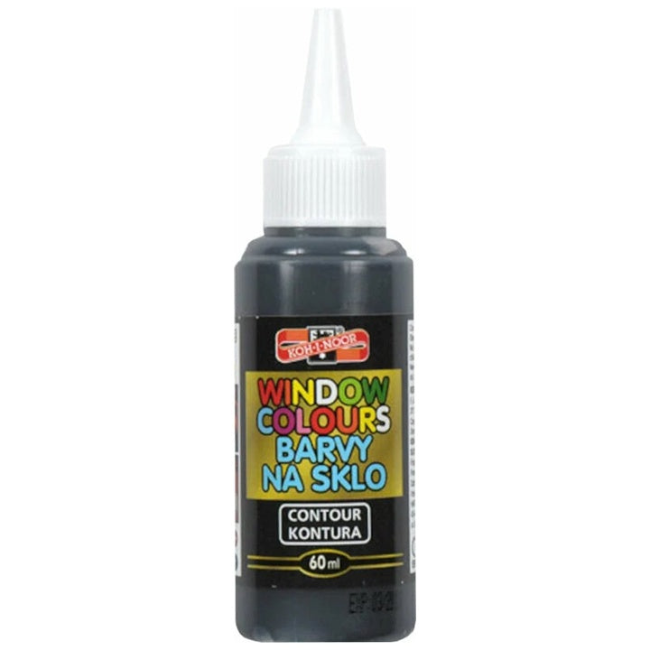 KOH-I-NOOR Контурираща боя за стъкло 60 ml – Черно
