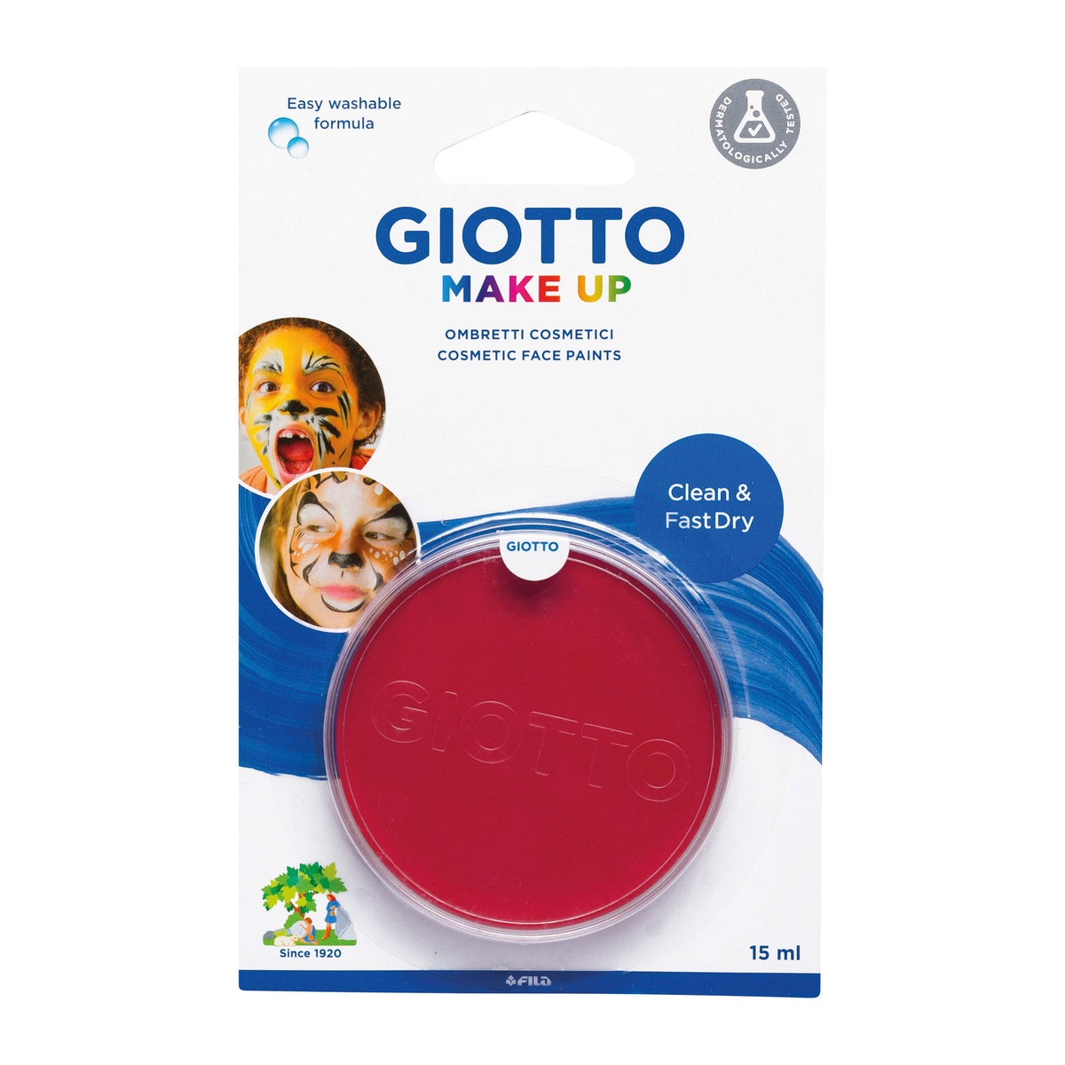 Козметична кремообразна боя за лице GIOTTO Make Up 15 ml – червено