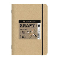 Крафт скицник CLAIREFONTAINE 115 g/m² – A5 – A4, 20 листа
