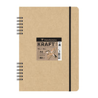 Крафт скицник CLAIREFONTAINE 115 g/m² A5 – A4 - 80 листа