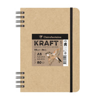 Крафт скицник CLAIREFONTAINE 115 g/m² A5 – A4 - 80 листа