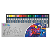 Кръгли маслени пастели Colorino Artist 24 бр. — изображение 1