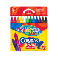 Кръгли восъчни пастели Colorino - комплект от 12 броя — изображение 1