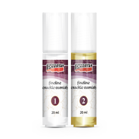 Кракелиращ лак Pentart Fineline за фини пукнатини, двукомпонентен, комплект 2x 20 ml
