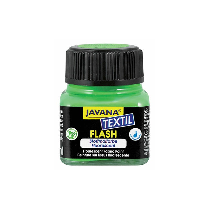 KREUL JAVANA цвят за светъл текстил 20 ml – флуоресцентно зелено