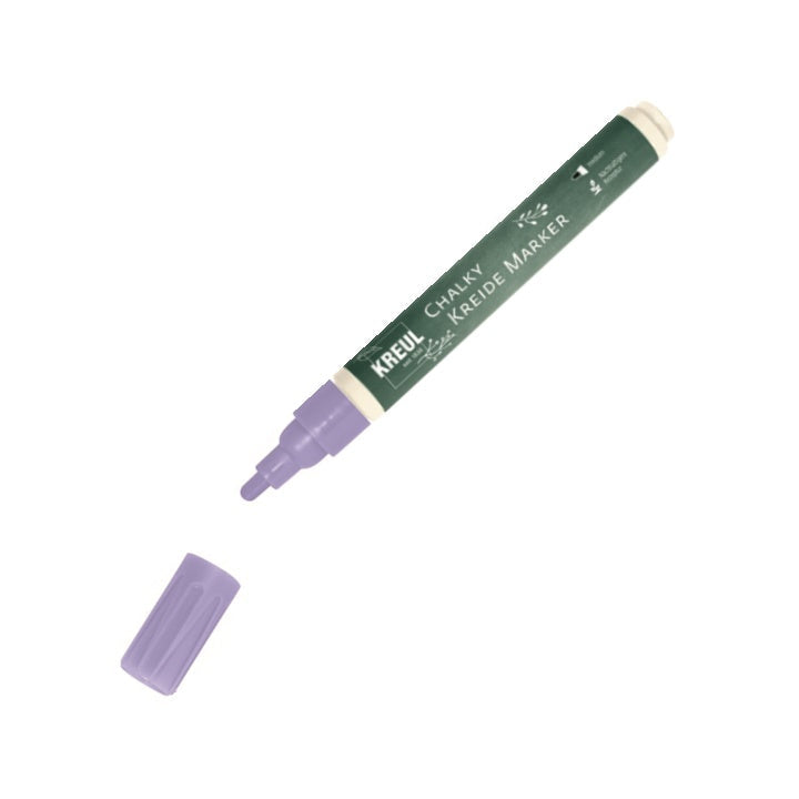 Тебешир маркер KREUL Chalky Chalk – Dark Lavender