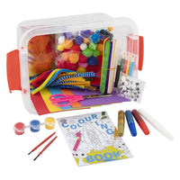 Кутия за занаяти 230+ елемента CRAFT KIT в кутия за съхранение — изображение 1