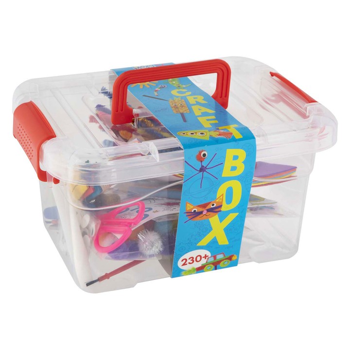 Кутия за занаяти 230+ елемента CRAFT KIT в кутия за съхранение — изображение 2