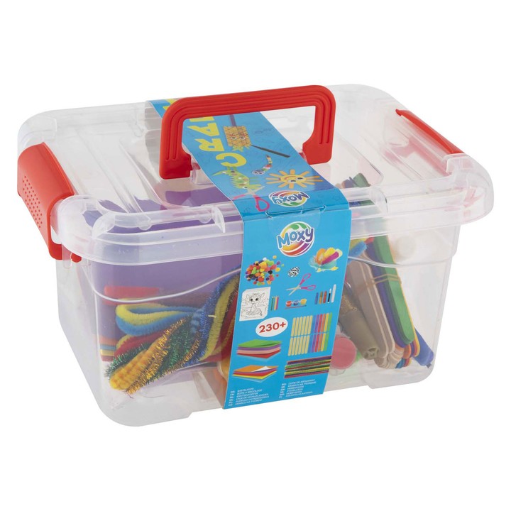 Кутия за занаяти 230+ елемента CRAFT KIT в кутия за съхранение — изображение 3