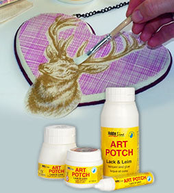 Лак и лепило за декупаж HOBBY Line ART POTCH Varnish & Glue - 150 мл - 250 мл — изображение 2