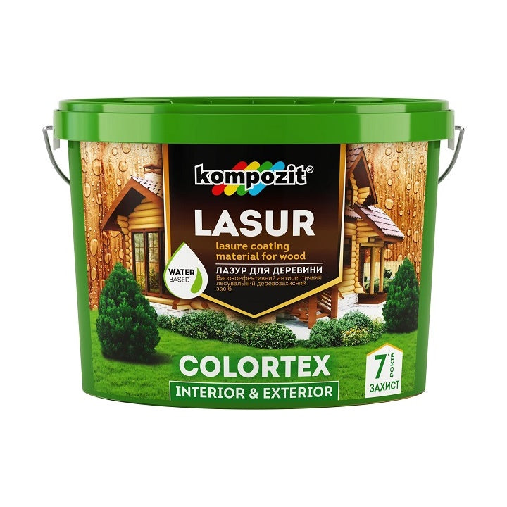Лак за дърво KOMPOZIT COLORTEX 2,5 л — изображение 1