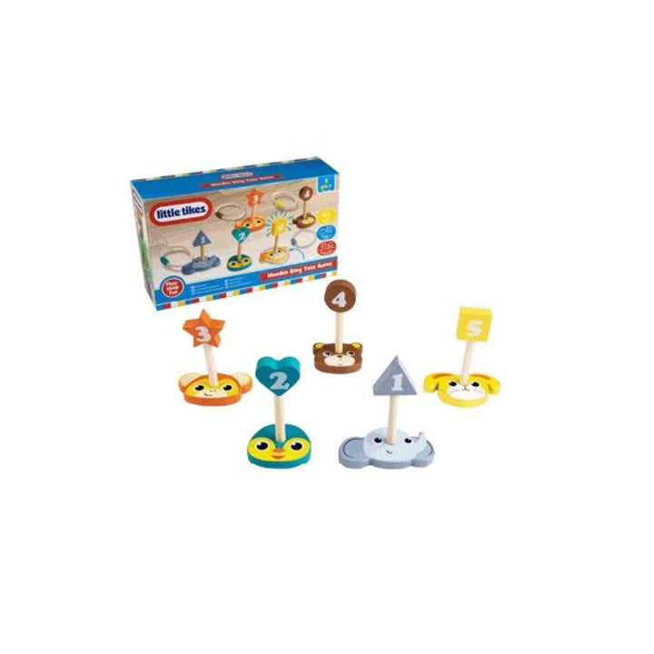 LITTLE TIKES дървена игра с хвърляне на пръстени — изображение 2