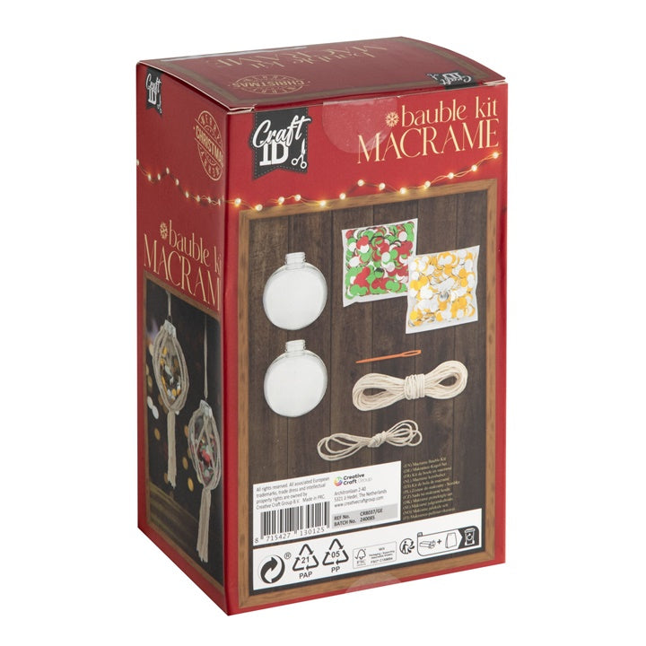 Macrame Bauble Kit XMAS — изображение 2