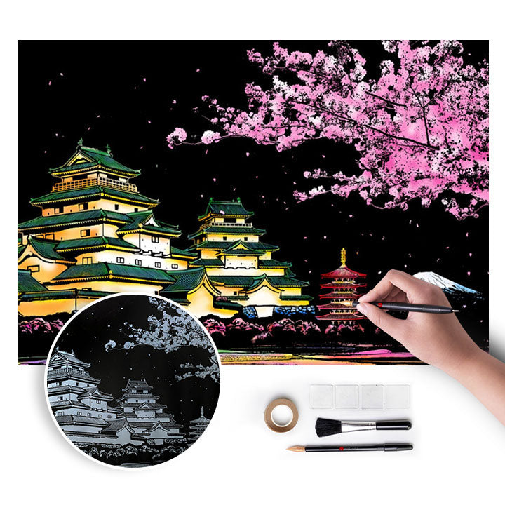 Магическа картина за надраскване - Japan - 75x52 см — изображение 1