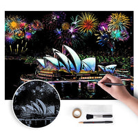 Магическа картина за надраскване - Sydney - 75x52 см — изображение 1