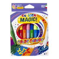Магически флумастери, променящи цвета Carioca, 10 бр., микс от цветове