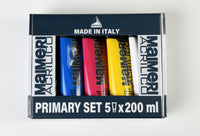 Maimeri Acrilico комплект акрилни бои Primary 200 ml
