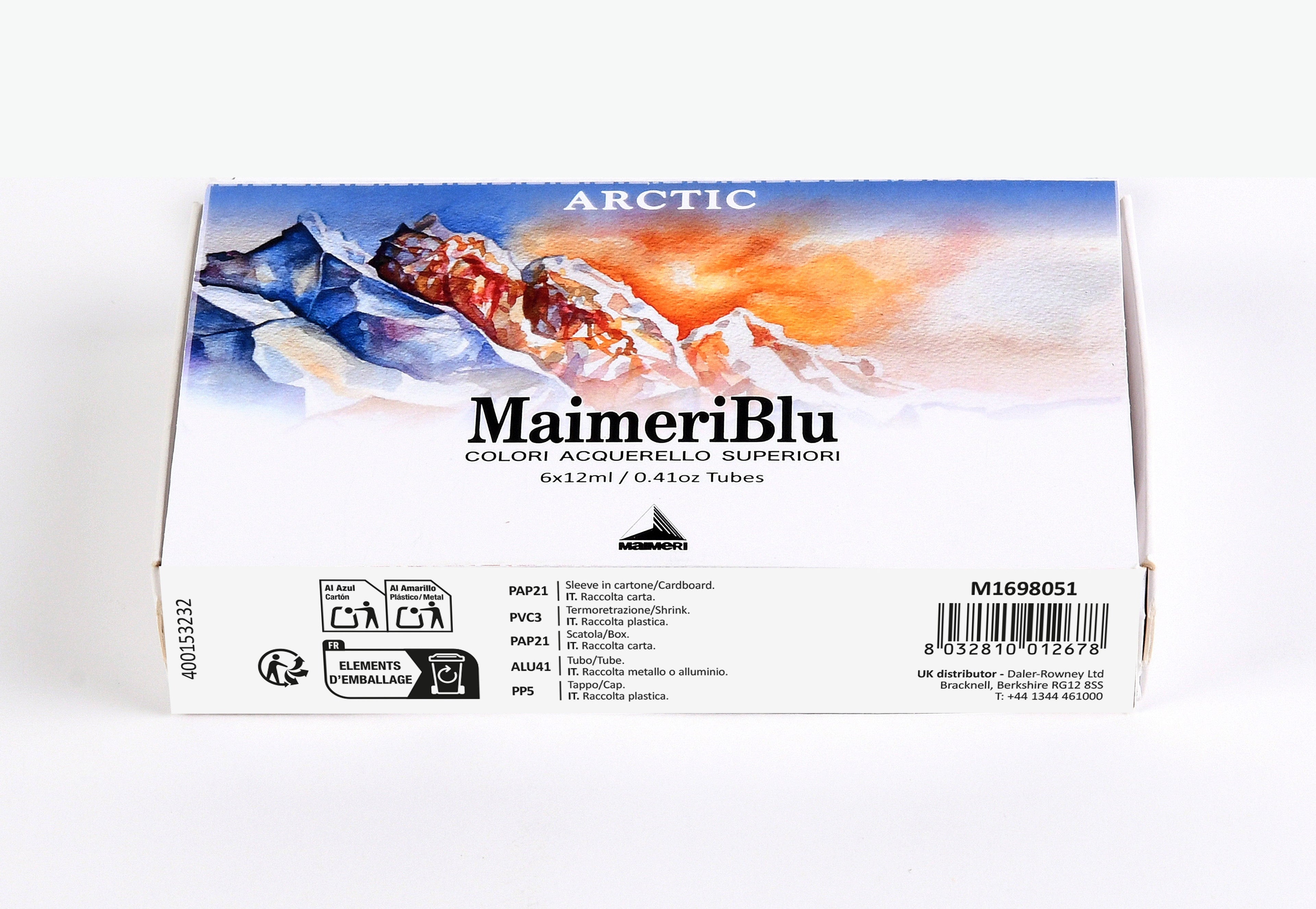 Комплект акварелни бои MAIMERI Maimeri Blu