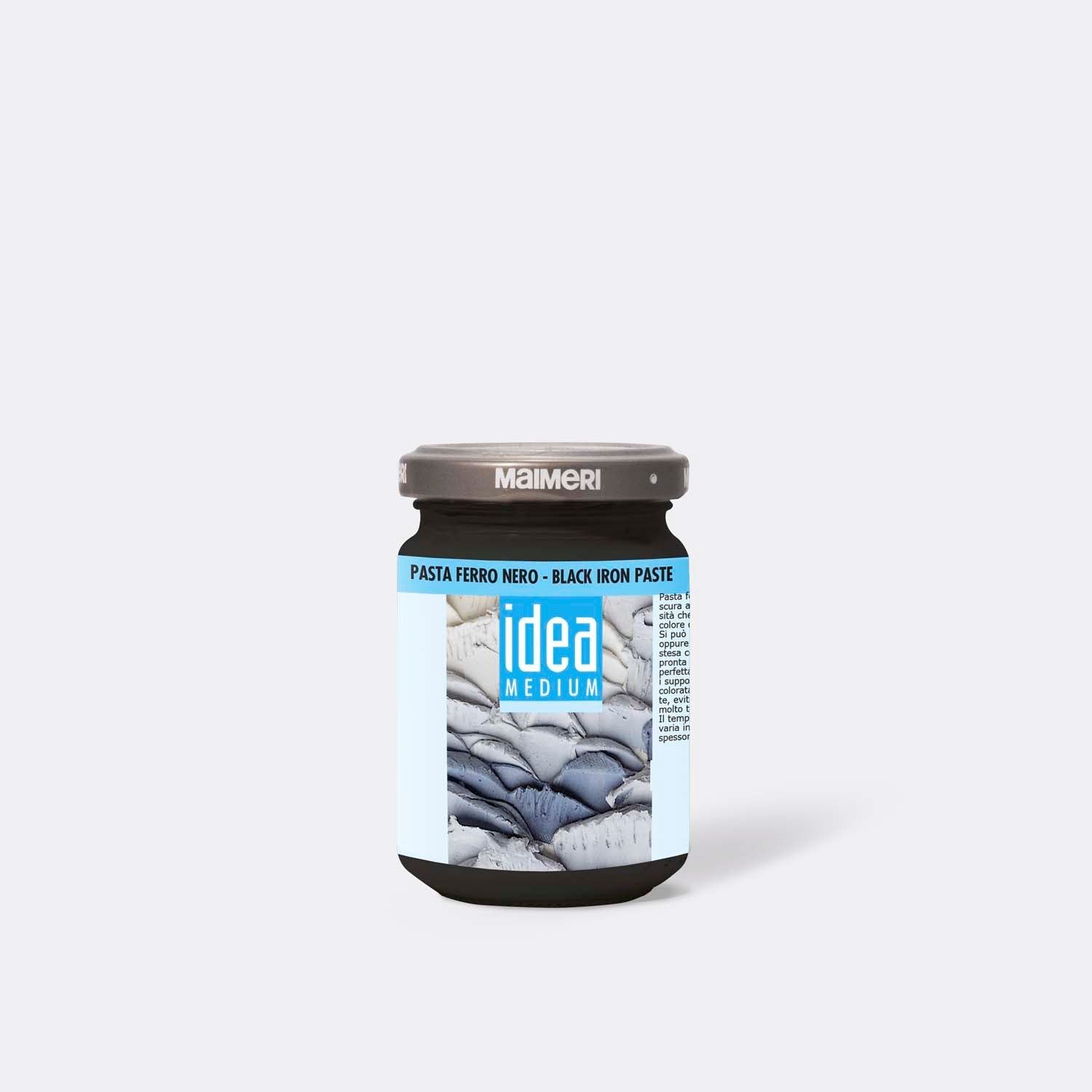 Maimeri акрилна черна паста Black Iron Paste 125 ml
