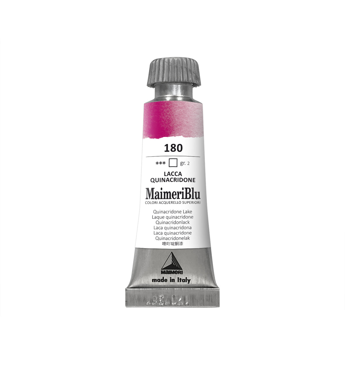 Професионална акварелна боя MAIMERI Maimeri Blu 12 ml – Хинакридон лак