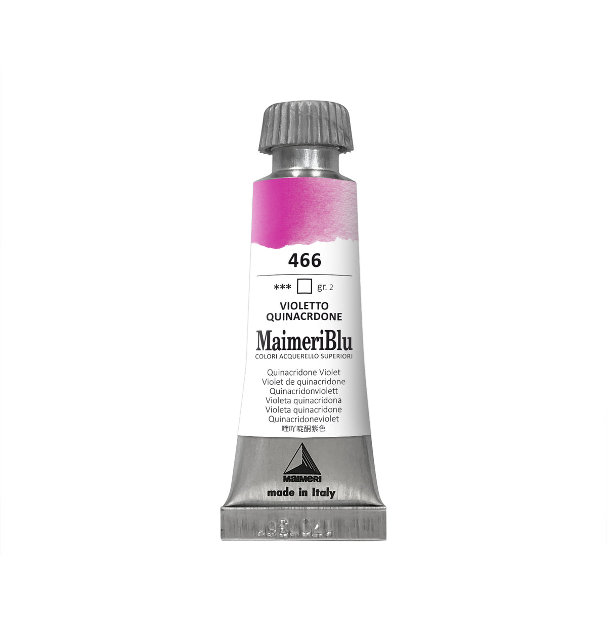 Професионална акварелна боя MAIMERI Maimeri Blu 12 ml – Хинакридоново виолетово