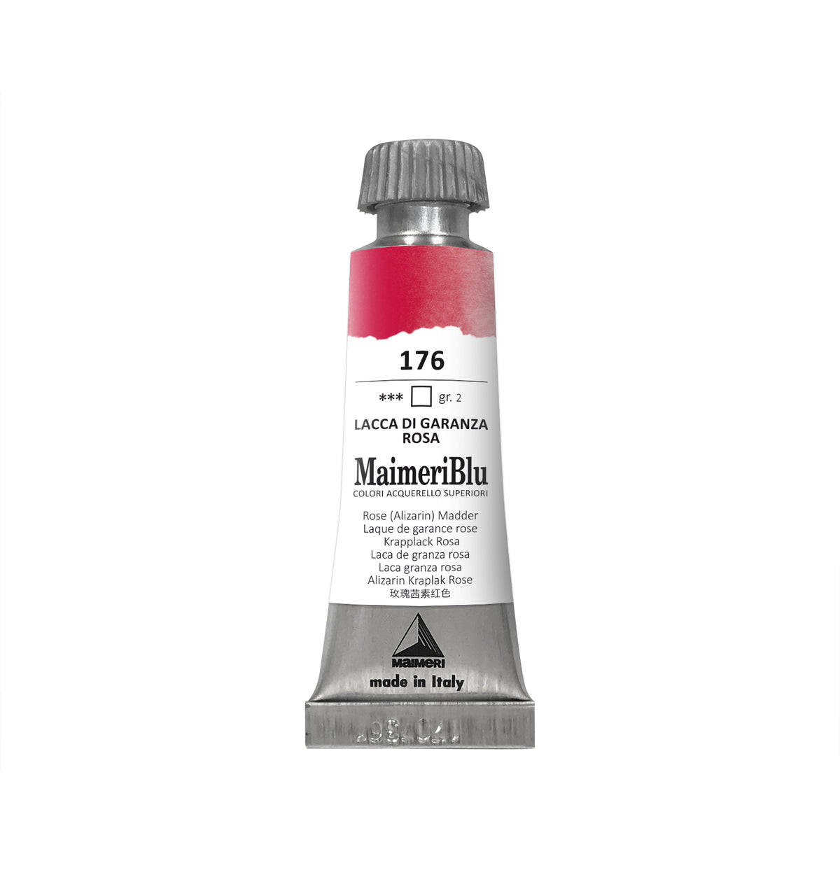 Професионална акварелна боя MAIMERI Maimeri Blu 12 ml – Розово ализаринов брош