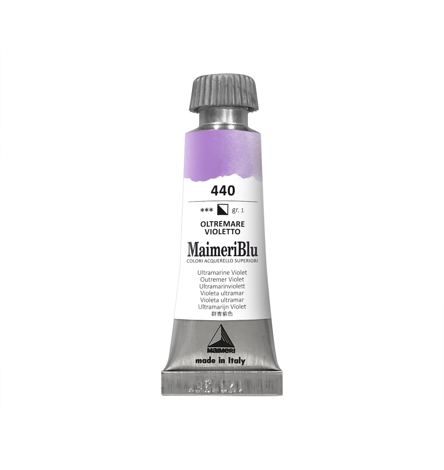 Професионална акварелна боя MAIMERI Maimeri Blu 12 ml – Ултрамариново виолетово
