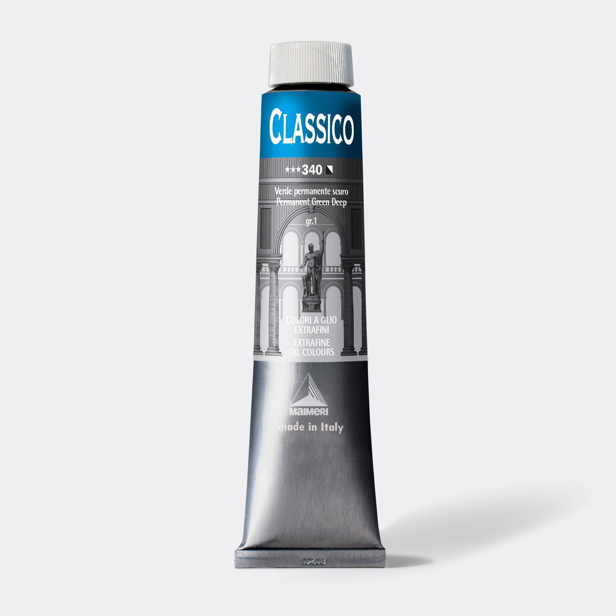 Фина маслена боя Maimeri Classico 200 ml – Перманентно зелено тъмно