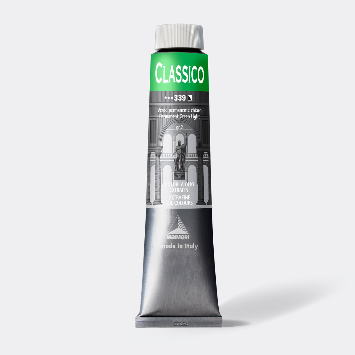Фина маслена боя Maimeri Classico 200 ml – Перманентно зелено светло