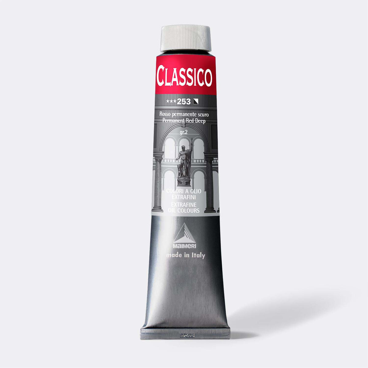 Фина маслена боя Maimeri Classico 200 ml – Перманентно червено тъмно