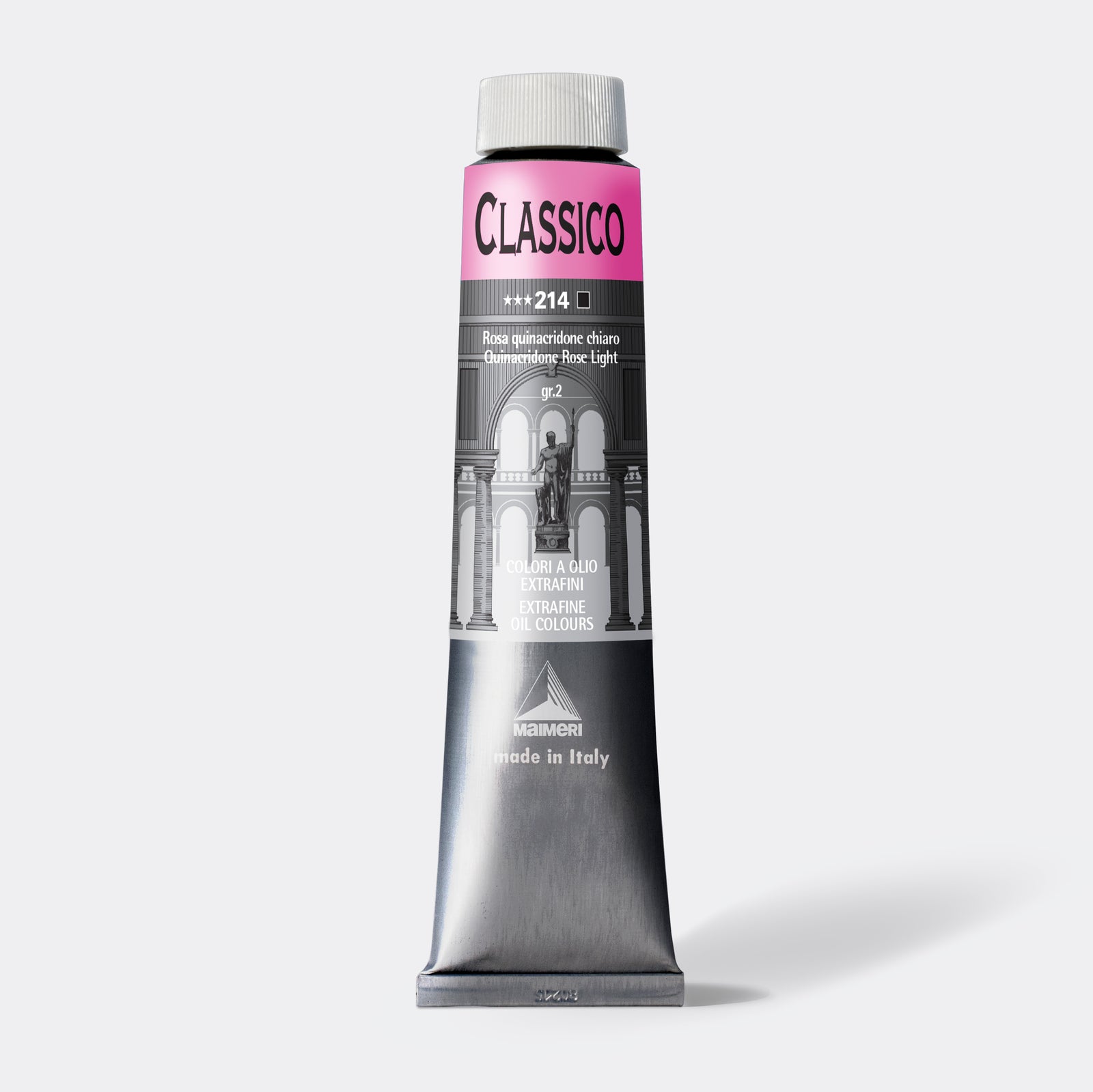Фина маслена боя Maimeri Classico 200 ml – Хинакридон розово светъл