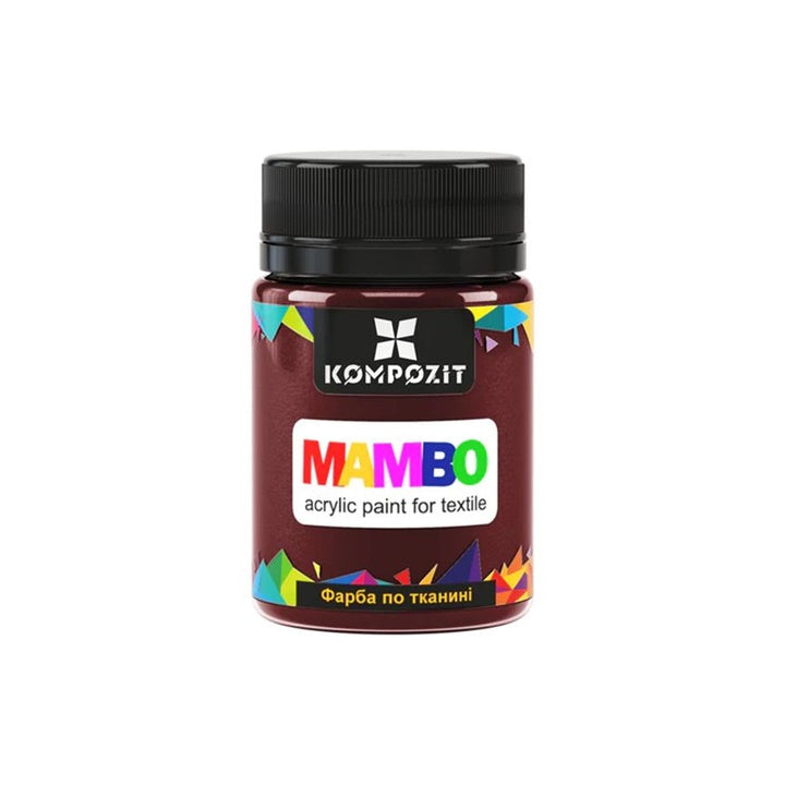 MAMBO Акрилна боя за текстил и кожа 50ml - 22 изгоряла умбра