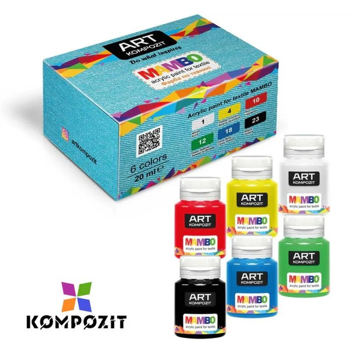 MAMBO Kompozit комплект от цветове за текстил и кожа — изображение 1