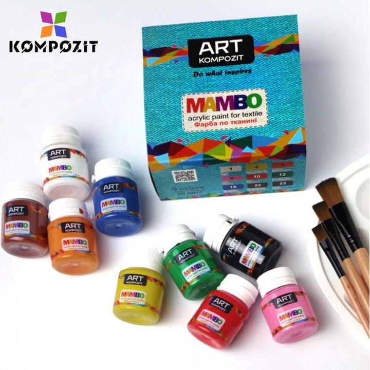 MAMBO Kompozit комплект от цветове за текстил и кожа — изображение 2