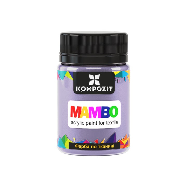 MAMBO Пастелна акрилна боя за текстил и кожа 50ml — изображение 15