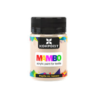 MAMBO Пастелна акрилна боя за текстил и кожа 50ml — изображение 3